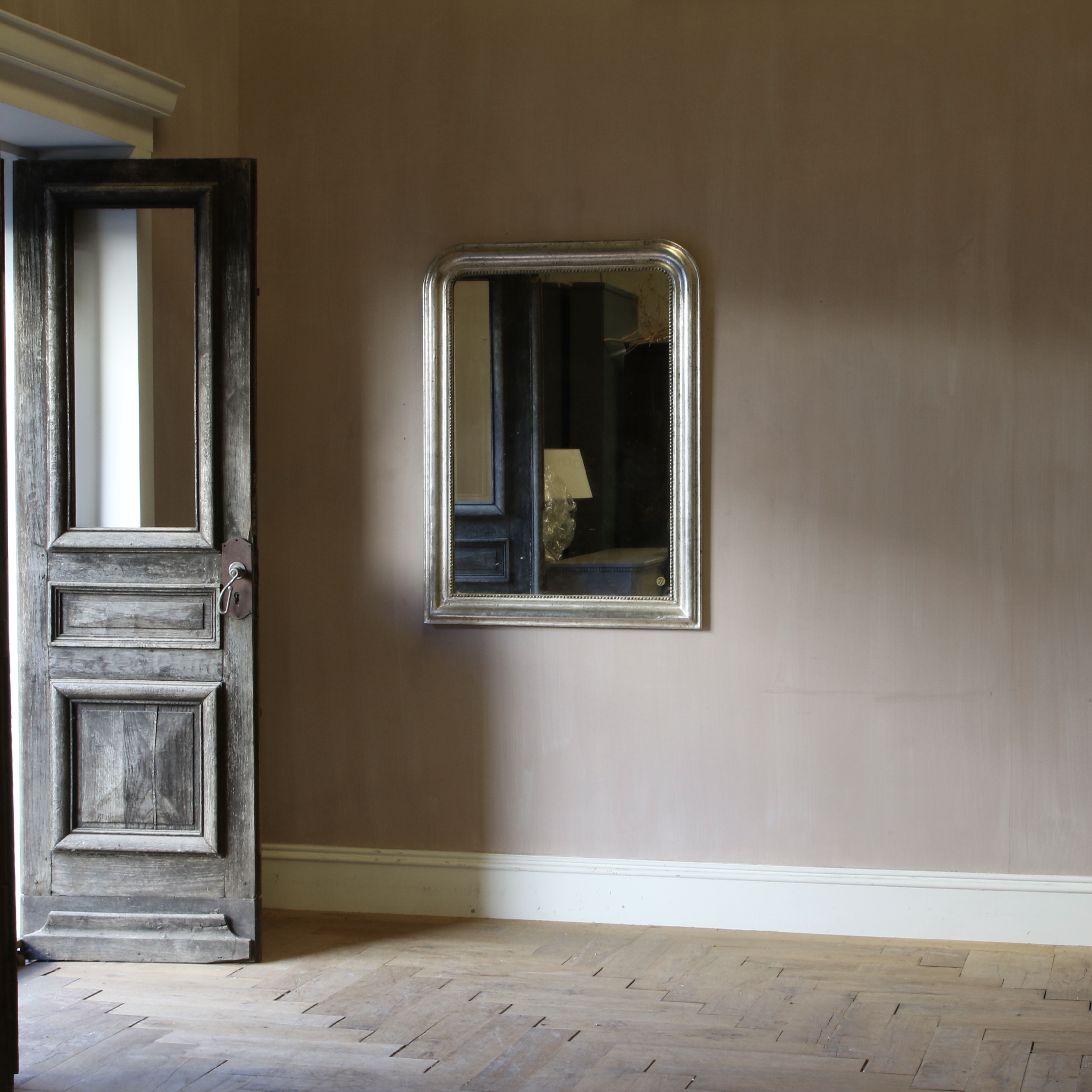 151-23 - Silver Louis Philippe Mirror